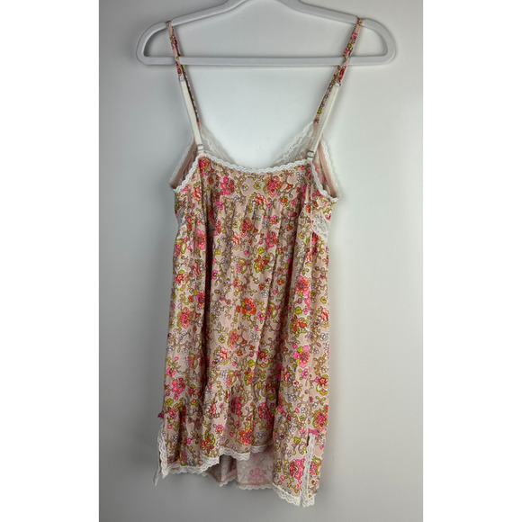 NWT Victoria's Secret Sweetheart Babydoll Lingerie Lace Floral Nighty Top Large - Picture 9 of 10